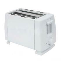 2-Slice Toaster with Metal Sides/PP Ends /White (WT-824)